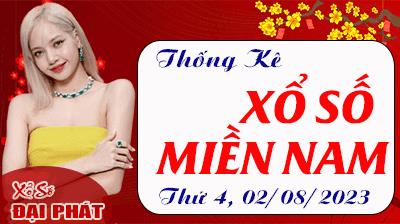 Thống Kê Xổ Số Miền Nam 02/08/2023 - Thống Kê XSMN Thứ 4