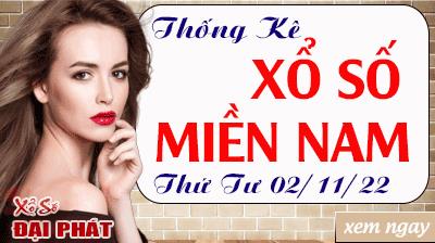 Thống Kê Xổ Số Miền Nam 02/11/2022 - Thống Kê XSMN Thứ 4