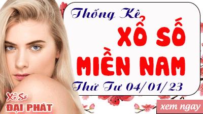 Thống Kê Xổ Số Miền Nam 04/01/2023 - Thống Kê XSMN Thứ 4