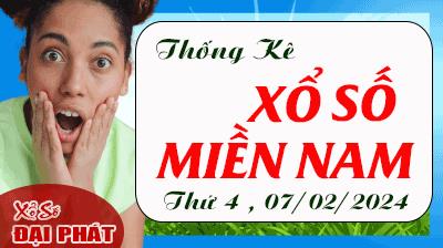 Thống Kê Xổ Số Miền Nam 07/02/2024 - Thống Kê XSMN Thứ 4