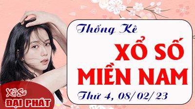 Thống Kê Xổ Số Miền Nam 08/02/2023 - Thống Kê XSMN Thứ 4