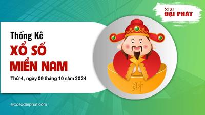 Thống Kê Xổ Số Miền Nam 09/10/2024 - Thống Kê XSMN Thứ 4