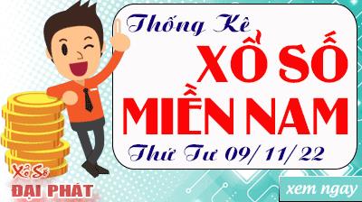 Thống Kê Xổ Số Miền Nam 09/11/2022 - Thống Kê XSMN Thứ 4