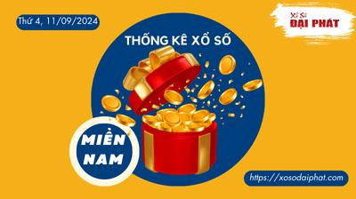 Thống Kê Xổ Số Miền Nam 11/09/2024 - Thống Kê XSMN Thứ 4