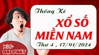 Thống Kê Xổ Số Miền Nam 17/01/2024 - Thống Kê XSMN Thứ 4