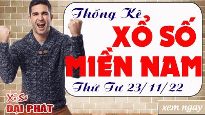 Thống Kê Xổ Số Miền Nam 23/11/2022 - Thống Kê XSMN Thứ 4