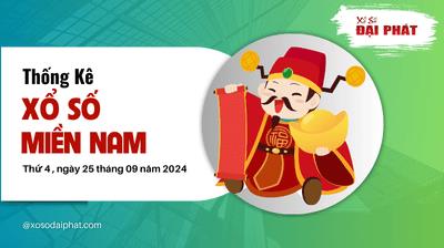 Thống Kê Xổ Số Miền Nam 25/09/2024 - Thống Kê XSMN Thứ 4