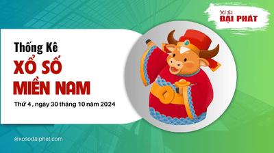 Thống Kê Xổ Số Miền Nam 30/10/2024 - Thống Kê XSMN Thứ 4