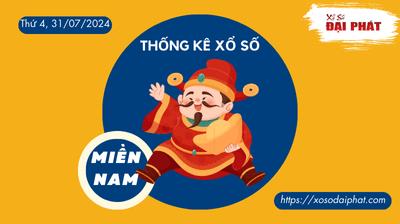 Thống Kê Xổ Số Miền Nam 31/07/2024 - Thống Kê XSMN Thứ 4