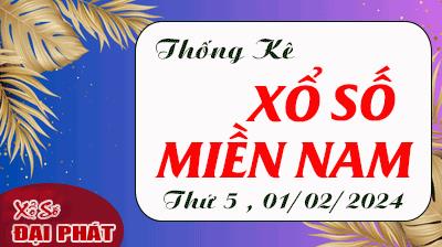 Thống Kê Xổ Số Miền Nam 01/02/2024 - Thống Kê XSMN Thứ 5