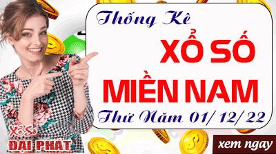 Thống Kê Xổ Số Miền Nam 01/12/2022 - Thống Kê XSMN Thứ 5