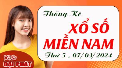 Thống Kê Xổ Số Miền Nam 07/03/2024 - Thống Kê XSMN Thứ 5