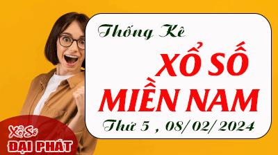 Thống Kê Xổ Số Miền Nam 08/02/2024 - Thống Kê XSMN Thứ 5