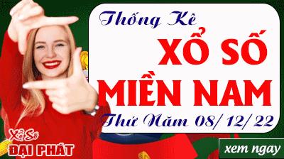 Thống Kê Xổ Số Miền Nam 08/12/2022 - Thống Kê XSMN Thứ 5