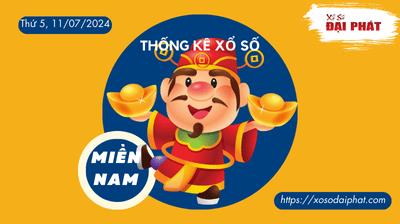 Thống Kê Xổ Số Miền Nam 11/07/2024 - Thống Kê XSMN Thứ 5