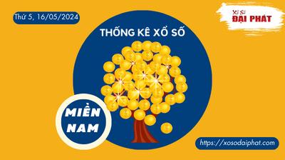 Thống Kê Xổ Số Miền Nam 16/05/2024 - Thống Kê XSMN Thứ 5