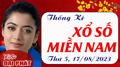 Thống Kê Xổ Số Miền Nam 17/08/2023 - Thống Kê XSMN Thứ 5