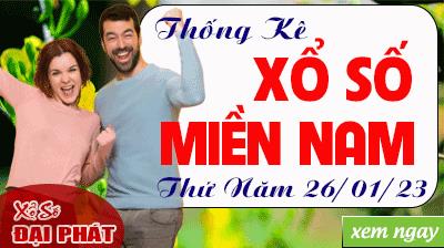 Thống Kê Xổ Số Miền Nam 26/01/2023 - Thống Kê XSMN Thứ 5