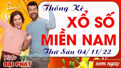 Thống Kê Xổ Số Miền Nam 04/11/2022 - Thống Kê XSMN Thứ 6