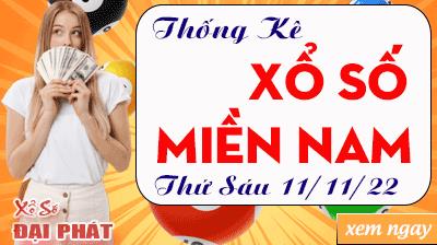 Thống Kê Xổ Số Miền Nam 11/11/2022 - Thống Kê XSMN Thứ 6