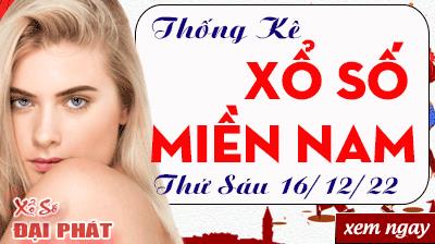 Thống Kê Xổ Số Miền Nam 16/12/2022 - Thống Kê XSMN Thứ 6