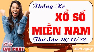 Thống Kê Xổ Số Miền Nam 18/11/2022 - Thống Kê XSMN Thứ 6