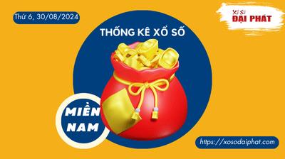 Thống Kê Xổ Số Miền Nam 30/08/2024 - Thống Kê XSMN Thứ 6