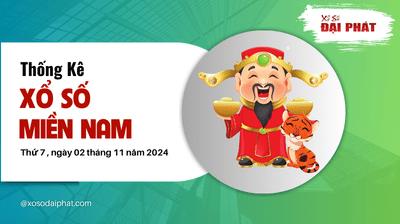 Thống Kê Xổ Số Miền Nam 02/11/2024 - Thống Kê XSMN Thứ 7