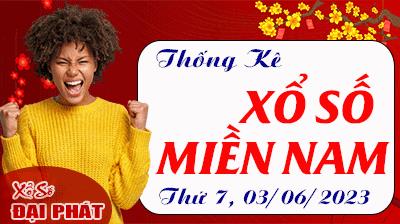 Thống Kê Xổ Số Miền Nam 03/06/2023 - Thống Kê XSMN Thứ 7