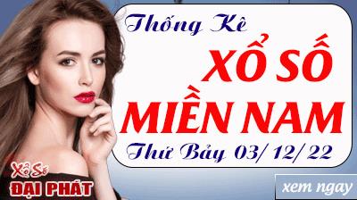 Thống Kê Xổ Số Miền Nam 03/12/2022 - Thống Kê XSMN Thứ 7