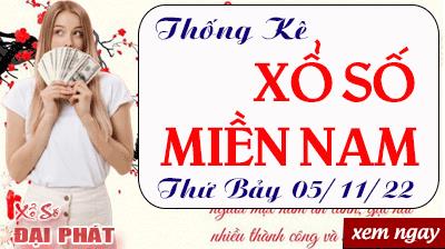 Thống Kê Xổ Số Miền Nam 05/11/2022 - Thống Kê XSMN Thứ 7