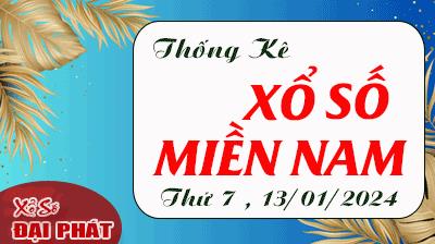 Thống Kê Xổ Số Miền Nam 13/01/2024 - Thống Kê XSMN Thứ 7