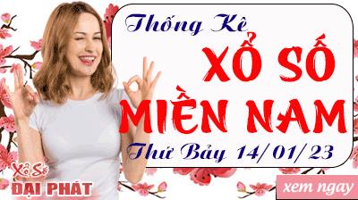 Thống Kê Xổ Số Miền Nam 14/01/2023 - Thống Kê XSMN Thứ 7