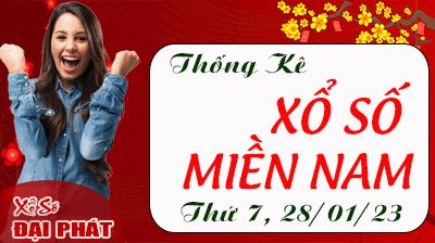 Thống Kê Xổ Số Miền Nam 28/01/2023 - Thống Kê XSMN Thứ 7