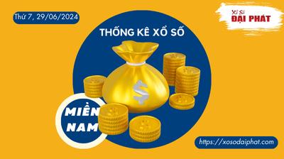 Thống Kê Xổ Số Miền Nam 29/06/2024 - Thống Kê XSMN Thứ 7