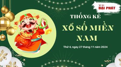 Thống Kê Xổ Số Miền Nam 27/11/2024 - Thống Kê XSMN Thứ 4