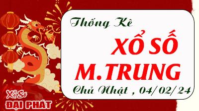 Thống Kê Xổ Số Miền Trung 04/02/2024 - Thống Kê XSMT Chủ Nhật