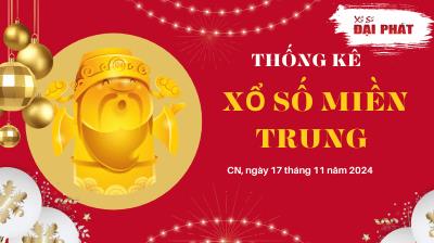 Thống Kê Xổ Số Miền Trung 17/11/2024 - Thống Kê XSMT Chủ Nhật