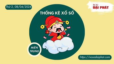 Thống Kê Xổ Số Miền Trung 08/04/2024 - Thống Kê XSMT Thứ 2