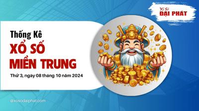 Thống Kê Xổ Số Miền Trung 08/10/2024 - Thống Kê XSMT Thứ 3