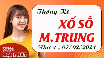 Thống Kê Xổ Số Miền Trung 07/02/2024 - Thống Kê XSMT Thứ 4