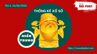 Thống Kê Xổ Số Miền Trung 26/06/2024 - Thống Kê XSMT Thứ 4