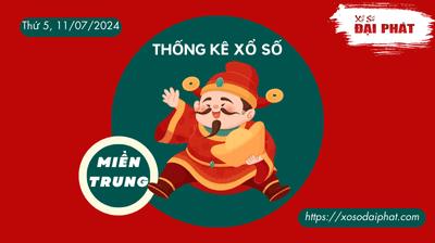 Thống Kê Xổ Số Miền Trung 11/07/2024 - Thống Kê XSMT Thứ 5