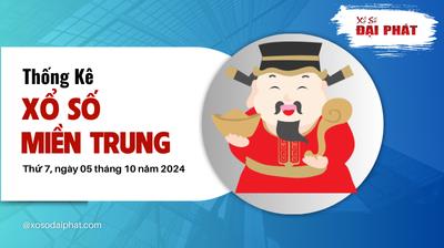 Thống Kê Xổ Số Miền Trung 05/10/2024 - Thống Kê XSMT Thứ 7