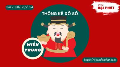 Thống Kê Xổ Số Miền Trung 08/06/2024 - Thống Kê XSMT Thứ 7