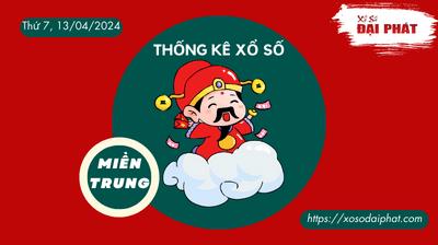 Thống Kê Xổ Số Miền Trung 13/04/2024 - Thống Kê XSMT Thứ 7