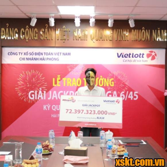 Vietlott: Trao thưởng 72 tỷ đồng cho khách hàng ở Bắc Ninh