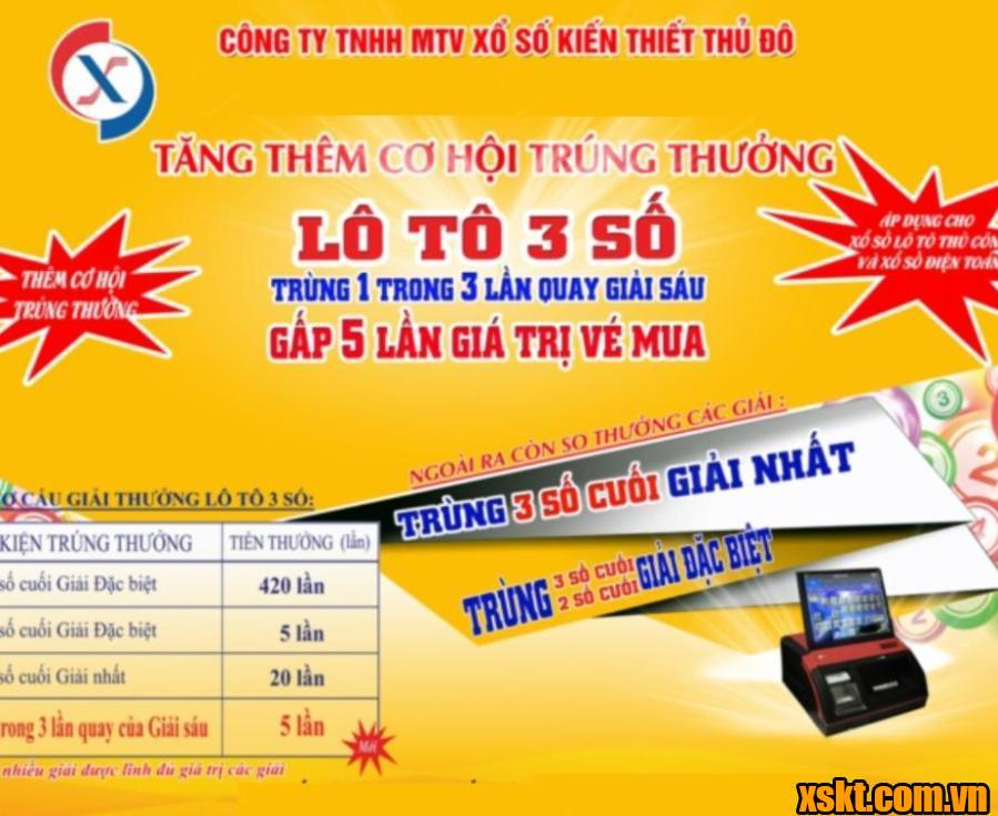 Giải đặc biệt 1,2 tỷ đồng của XSĐT Lô Tô tự chọn 3 số ngày 27/12 đã có chủ nhân