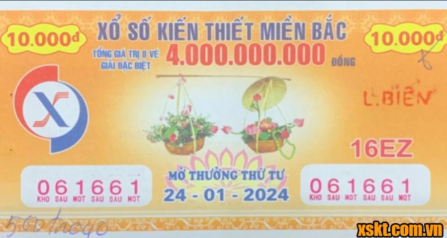 XSMB: Khách hàng ở Ba Đình may mắn trúng độc đắc kỳ mở thưởng ngày 24/1