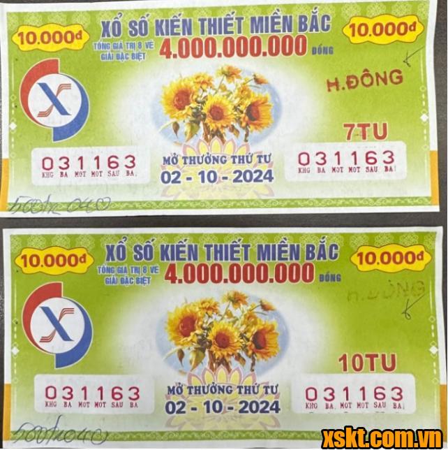 XSMB: Đã có khách hàng Hà Đông trúng 1 tỷ đồng kỳ quay ngày 2/10